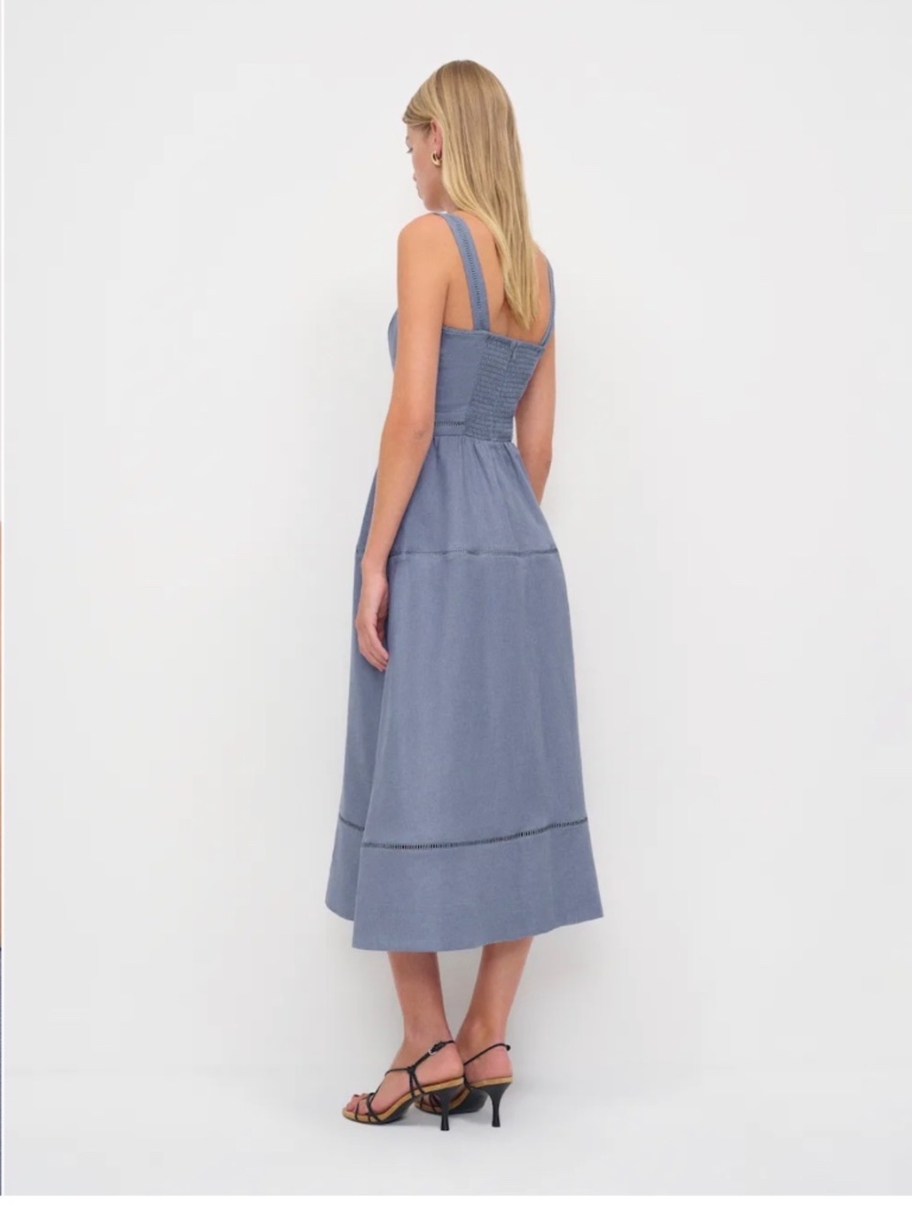Reformation Everett Linen Dress - Picture 2 of 4